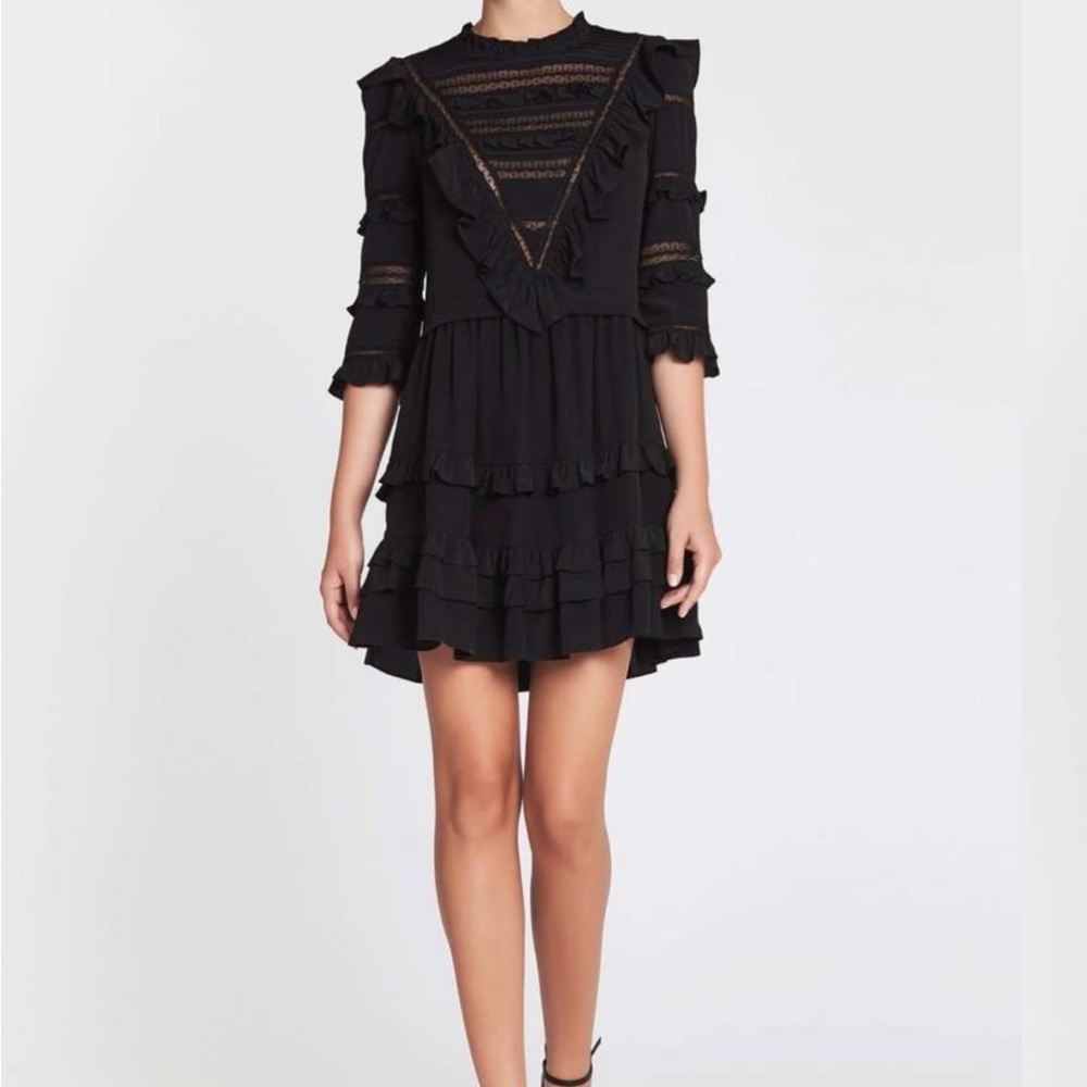 LBD!! Rebecca Taylor Ruffled Dress